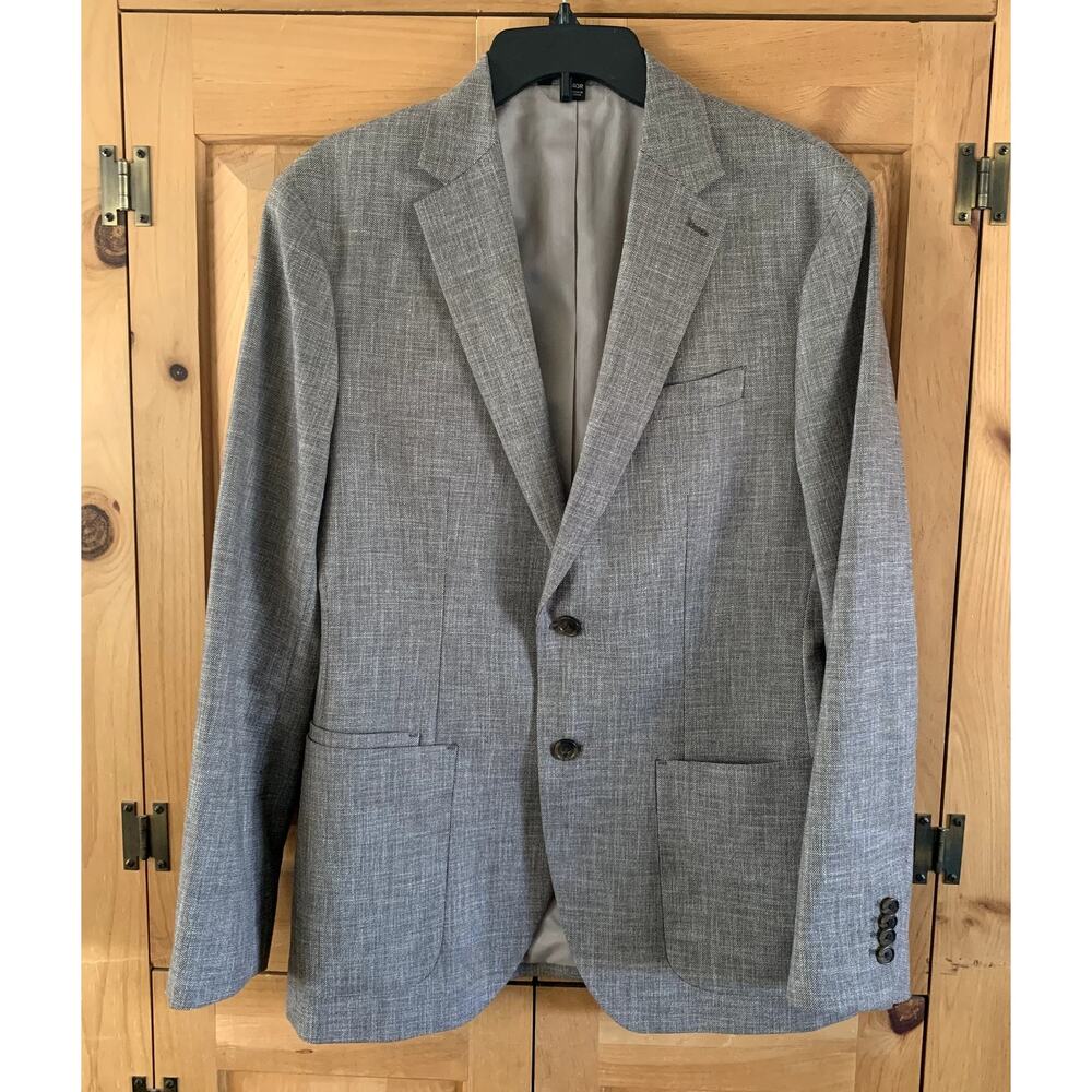 Banana Republic Cotton Blend Blazer Sport Coat Slim Fit Size 40R - Picture 1 of 15